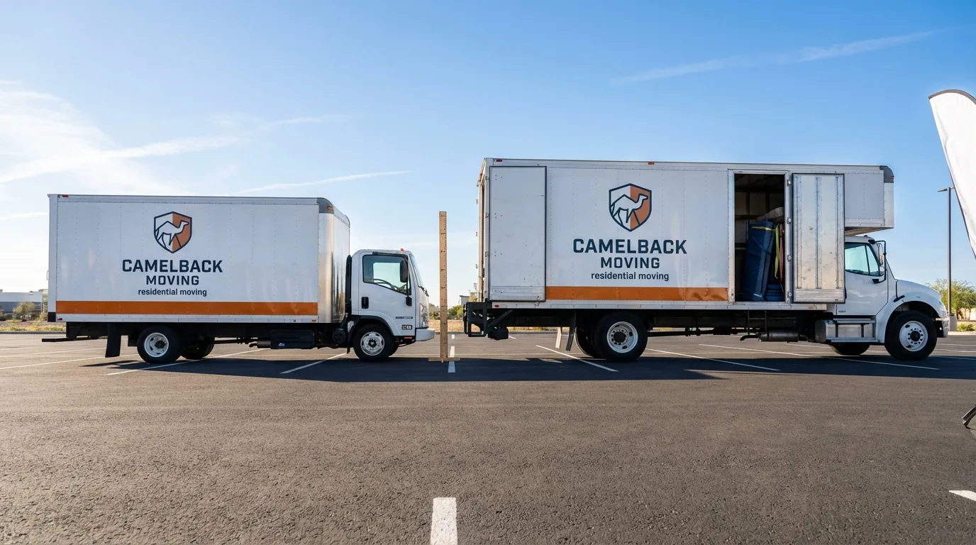 Moving truck size capacity guide in Hawaiian Gardens